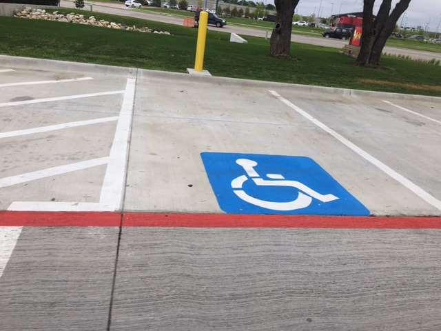 Handicap Compliance Stencil