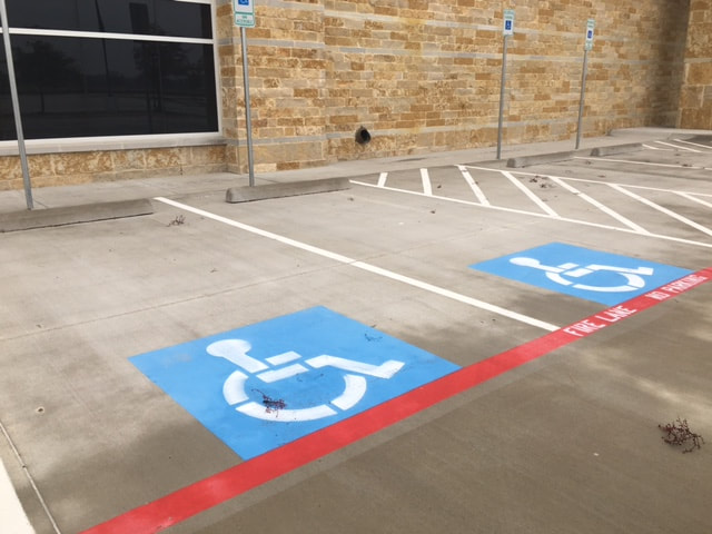 OKC Handicap Parking Stenciling